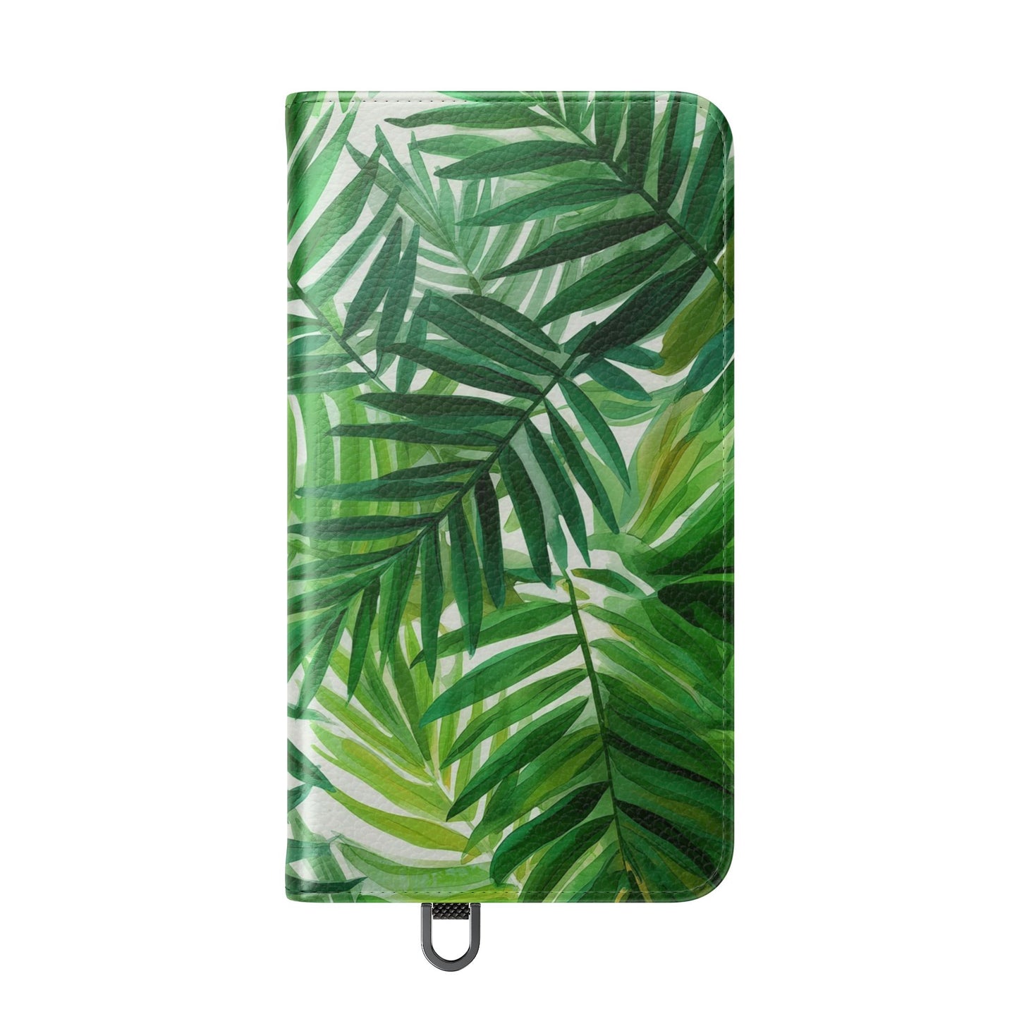 Tropical Leaf Flip Case for Phones, Eco-Friendly Phone Cover, Stylish Wallet Case, Perfect Gift for Nature Lovers, Spring/Summer Accessory