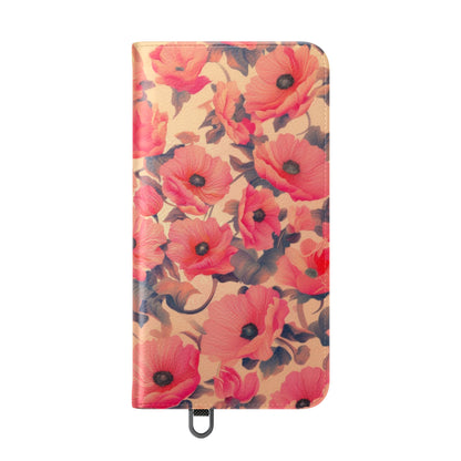 Floral Flip Phone Case - Stylish Smartphone Protector, Floral Design Case, Gift for Her, Trendy Tech Accessory, Mother's Day Gift