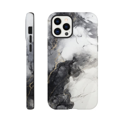 Black & White Marble - Phone case sturdy