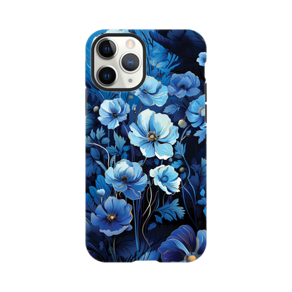Blue flowers - Phone Case sturdy
