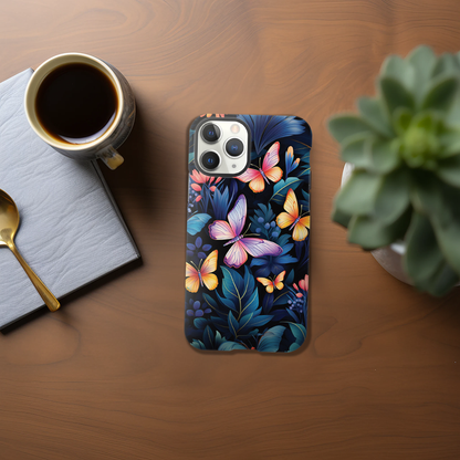 Leaves and butterflies - Phone Case sturdy