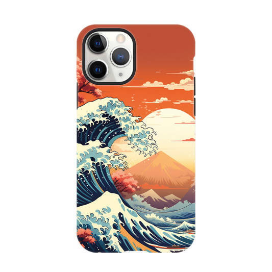 Great wave art deco style - Phone Case sturdy