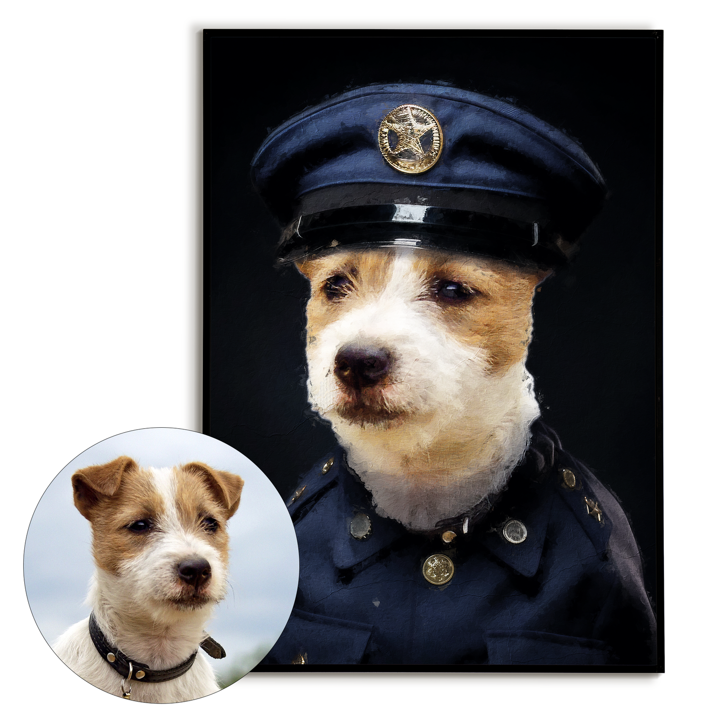 Portrait Animal Policeman