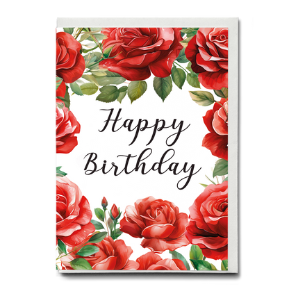 Botanical Flower Birthday Cards – Greeting Card Bundle (10-Pack, Floral Designs)