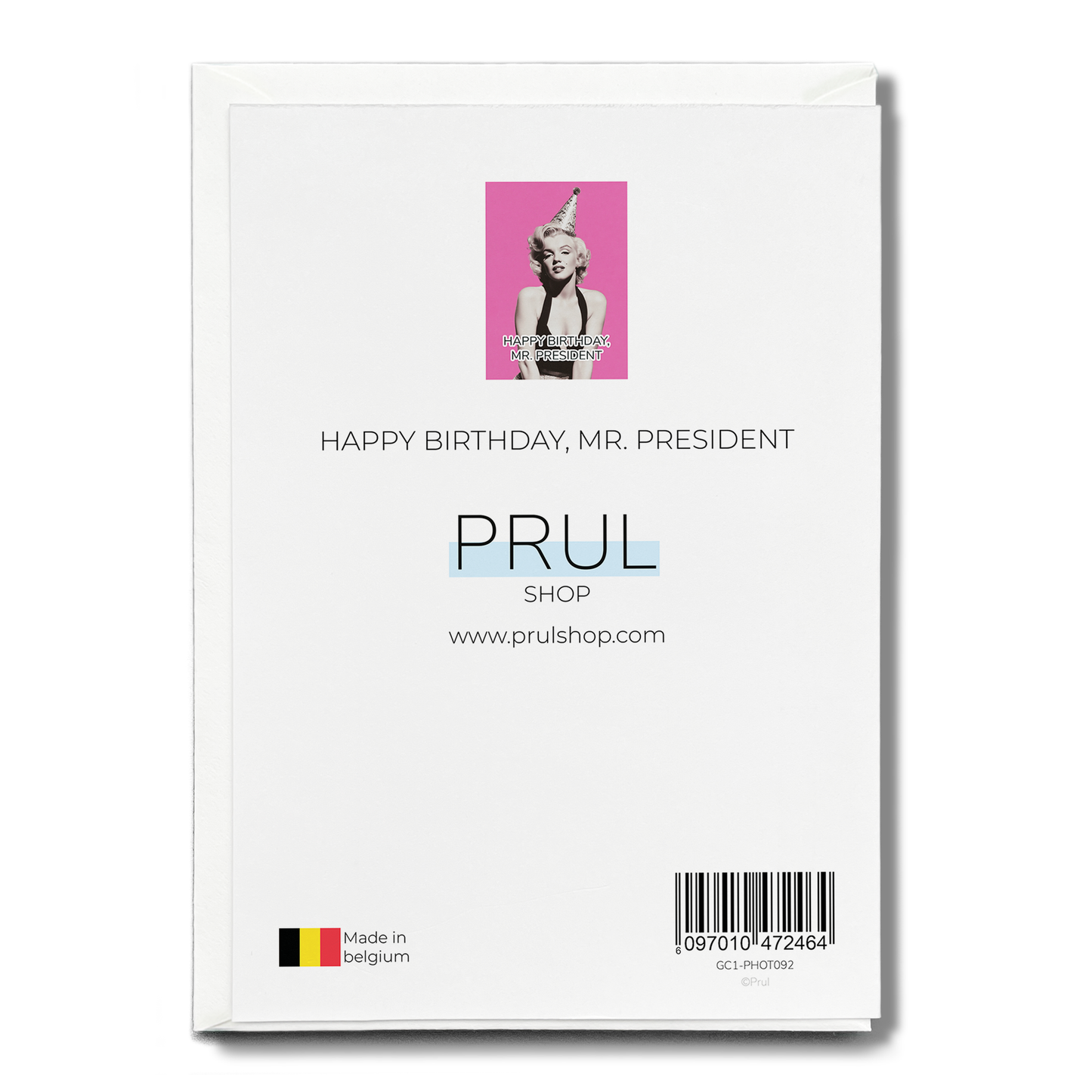 Happy birthday, Mr. president - Greeting Card