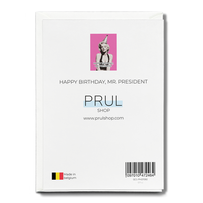 Happy birthday, Mr. president - Greeting Card