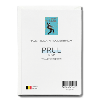 Have a rock 'n' roll birthday! - Greeting Card