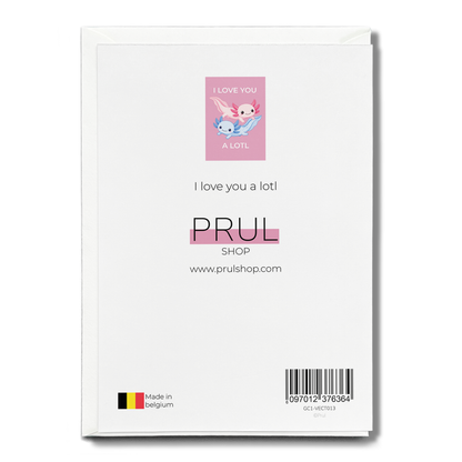 I love you a lotl - Greeting Card