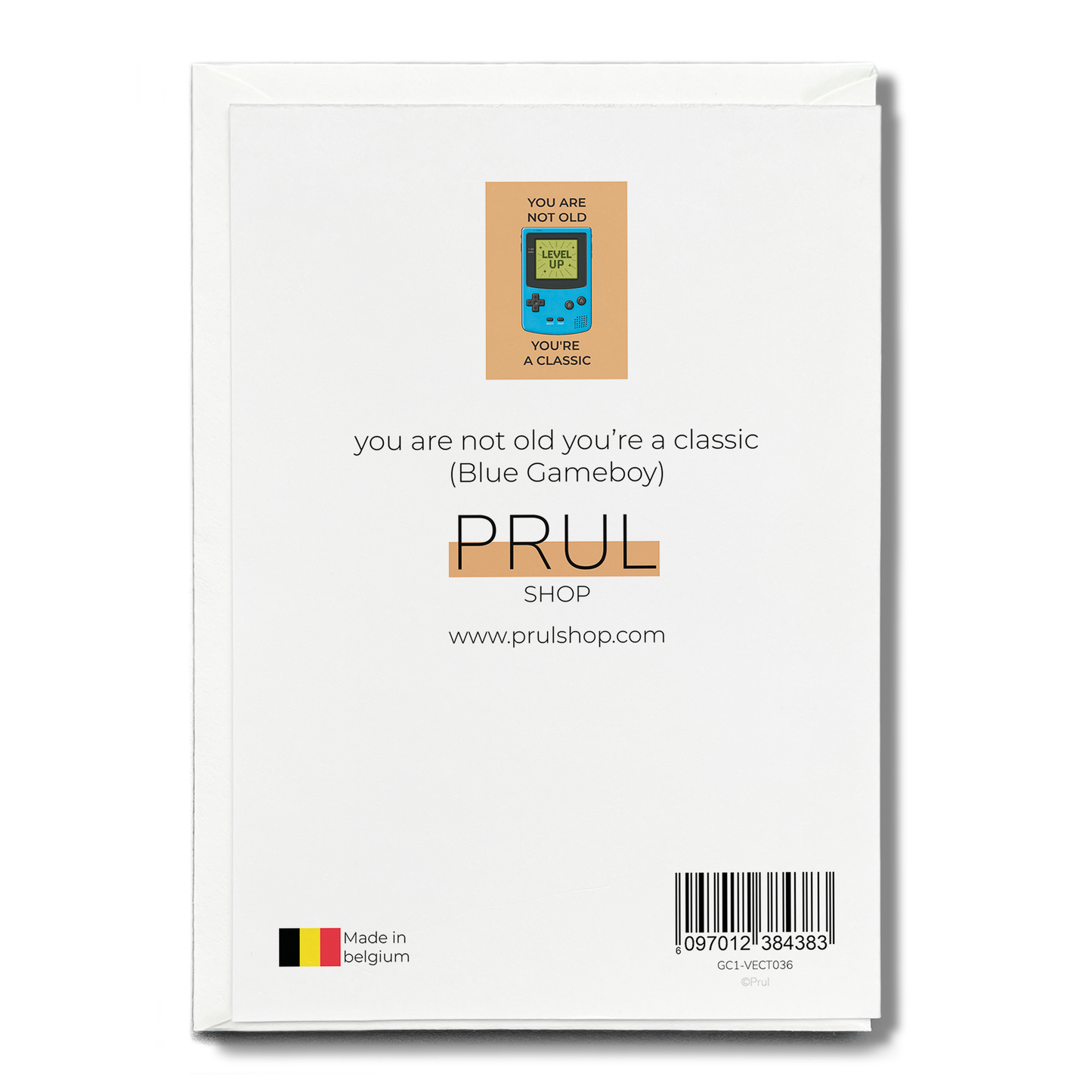 you are not old you're a classic (Blue Gameboy) - Greeting Card