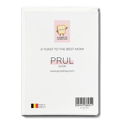 A toast to the best mom! - Greeting Card