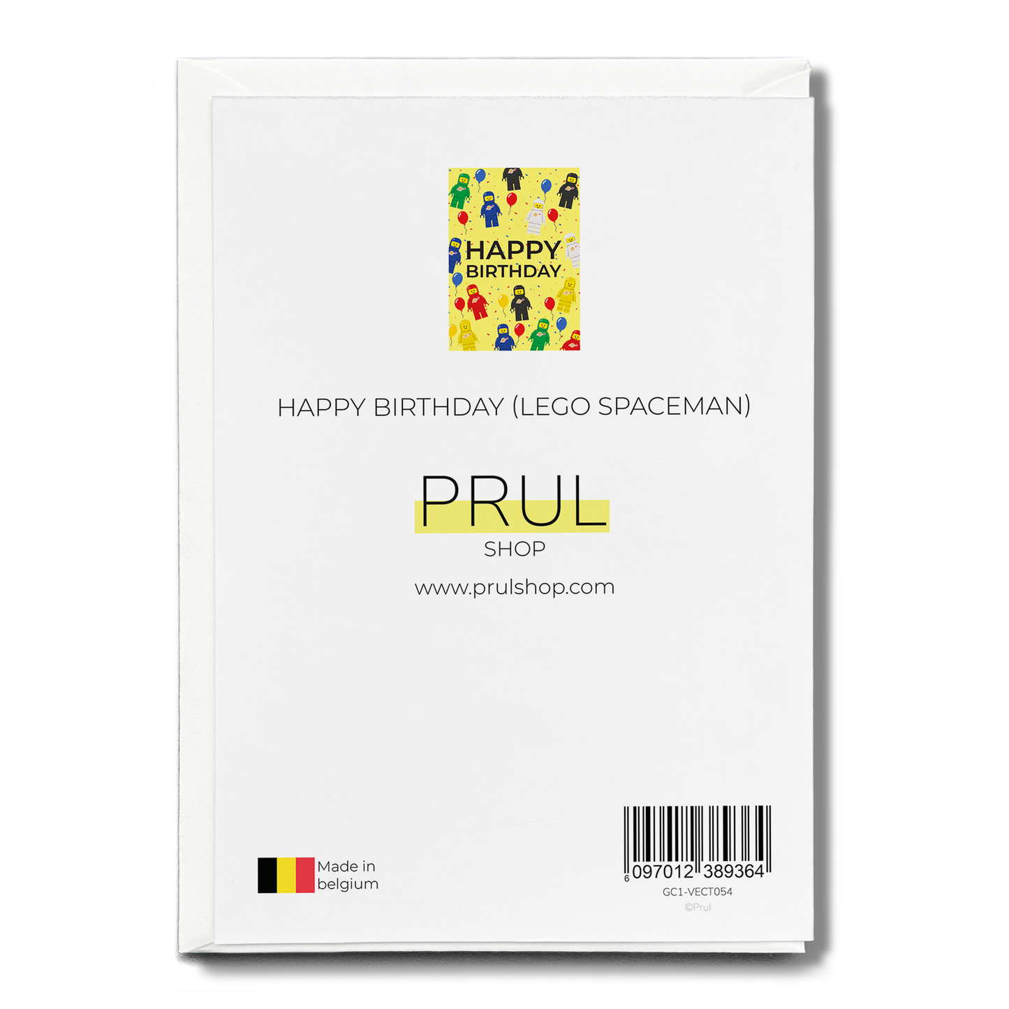 Happy Birthday (Lego Spaceman) - Greeting Card