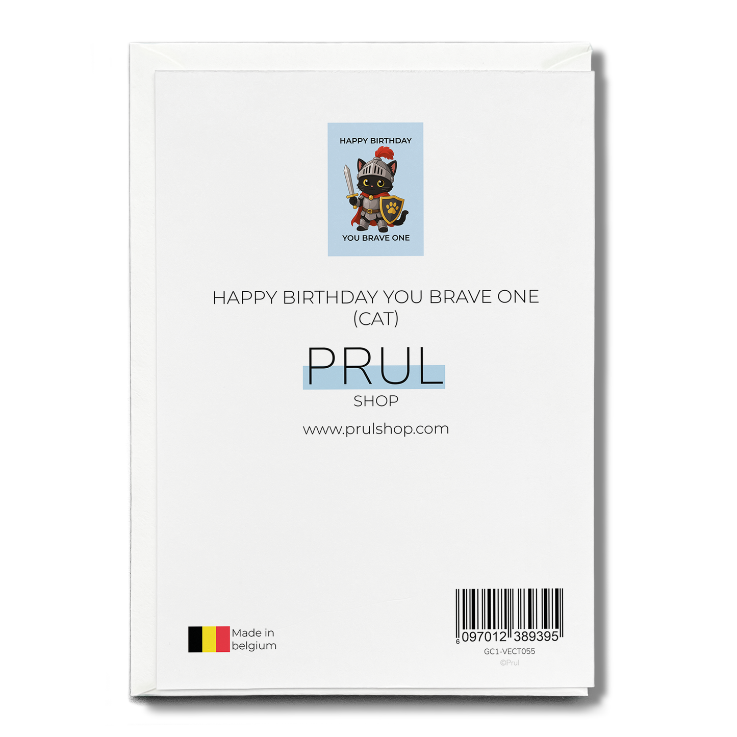 Happy birthday you brave one (Cat) - Greeting Card