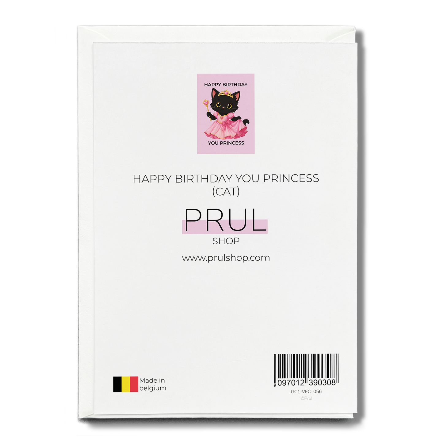 Happy birthday you princess (Cat) - Greeting Card