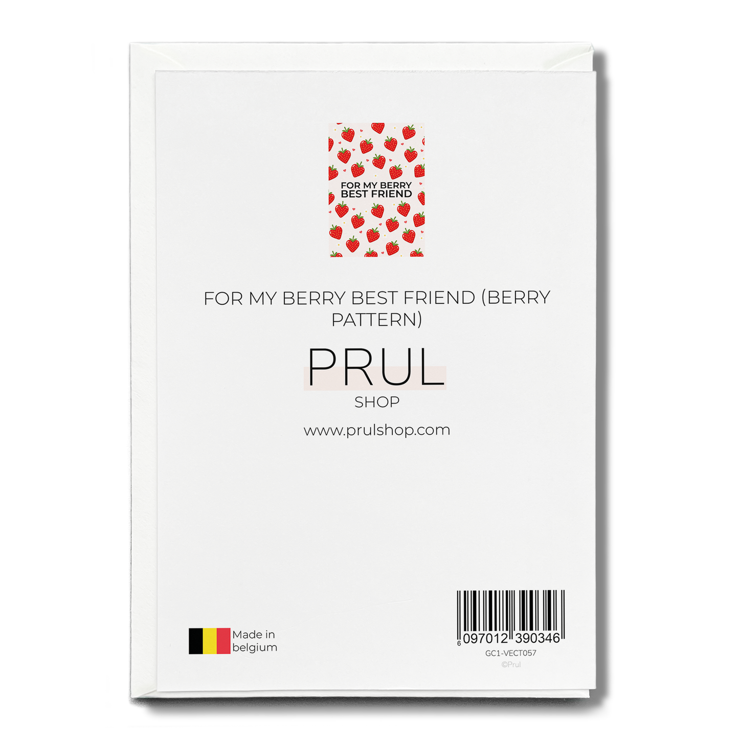 For my berry best friend (Berry pattern) - Greeting Card