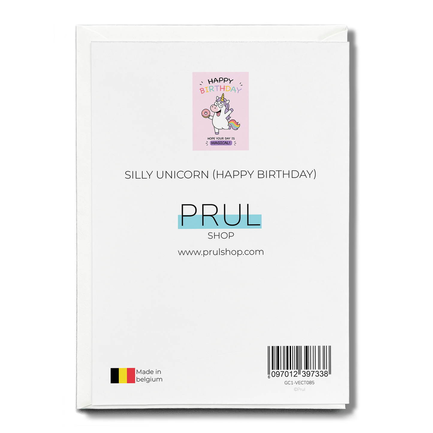 Silly unicorn (Happy Birthday) - Greeting Card
