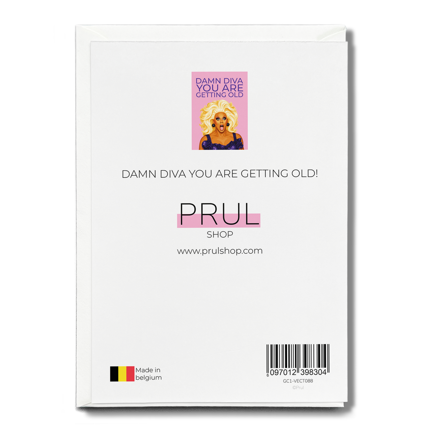 Damn diva you are getting old! - Greeting Card