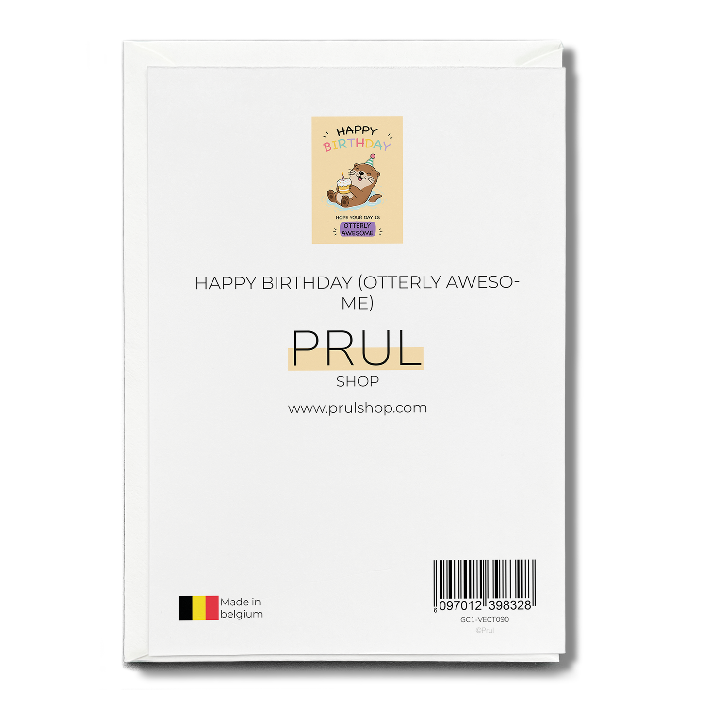 Happy birthday (Otterly awesome) - Greeting Card