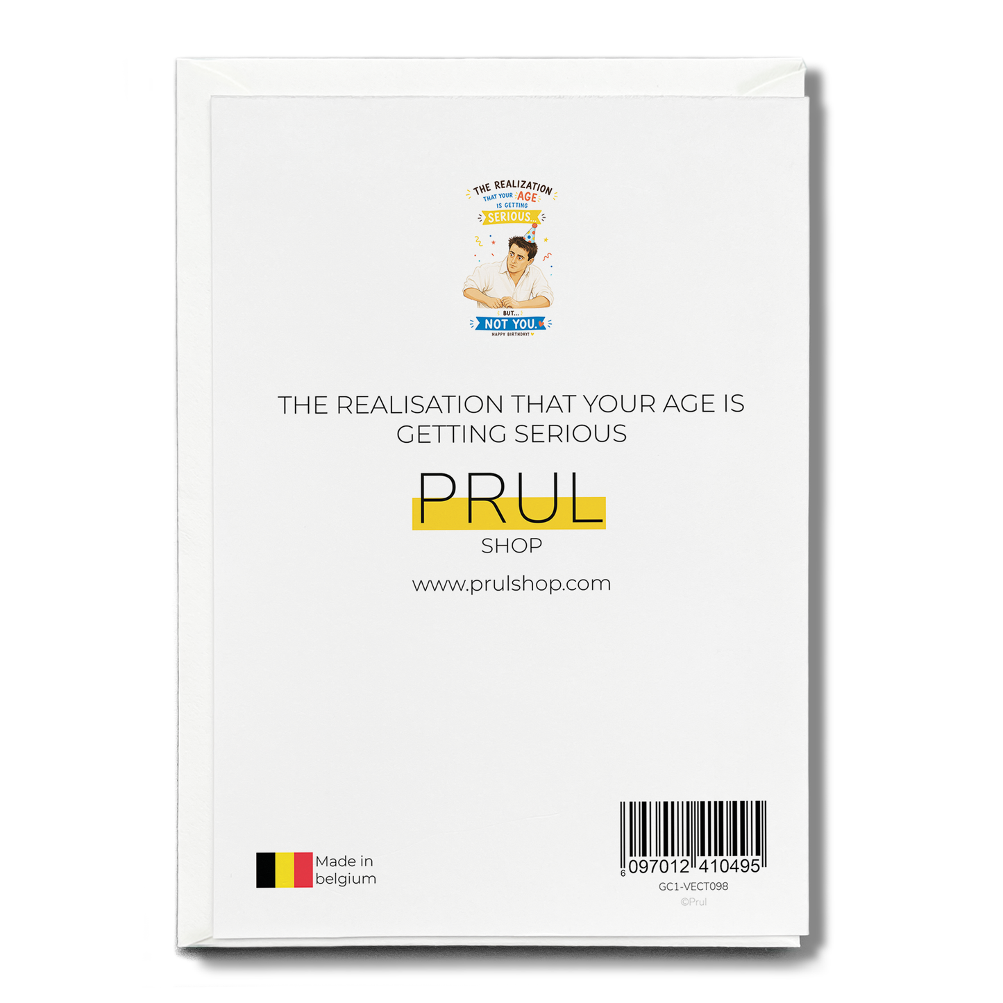 The realisation that your age is getting serious - Greeting Card