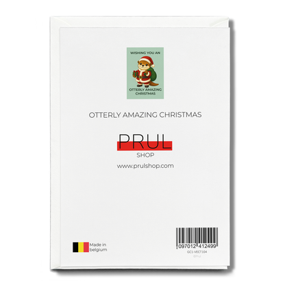 Otterly amazing Christmas - Greeting Card