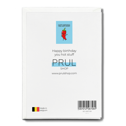 Happy birthday you hot stuff - Greeting Card