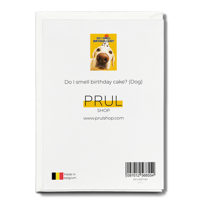 Do I smell birthday cake? (Dog) - Greeting Card