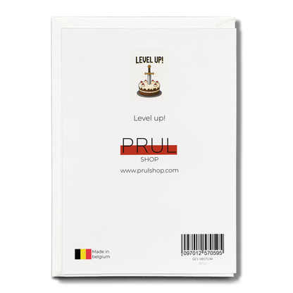 Level up! - Greeting Card