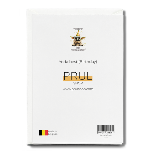 Yoda best (Birthday) - Greeting Card