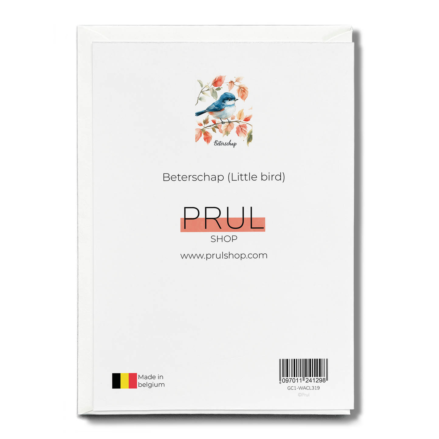 Beterschap (Little bird) - Greeting Card