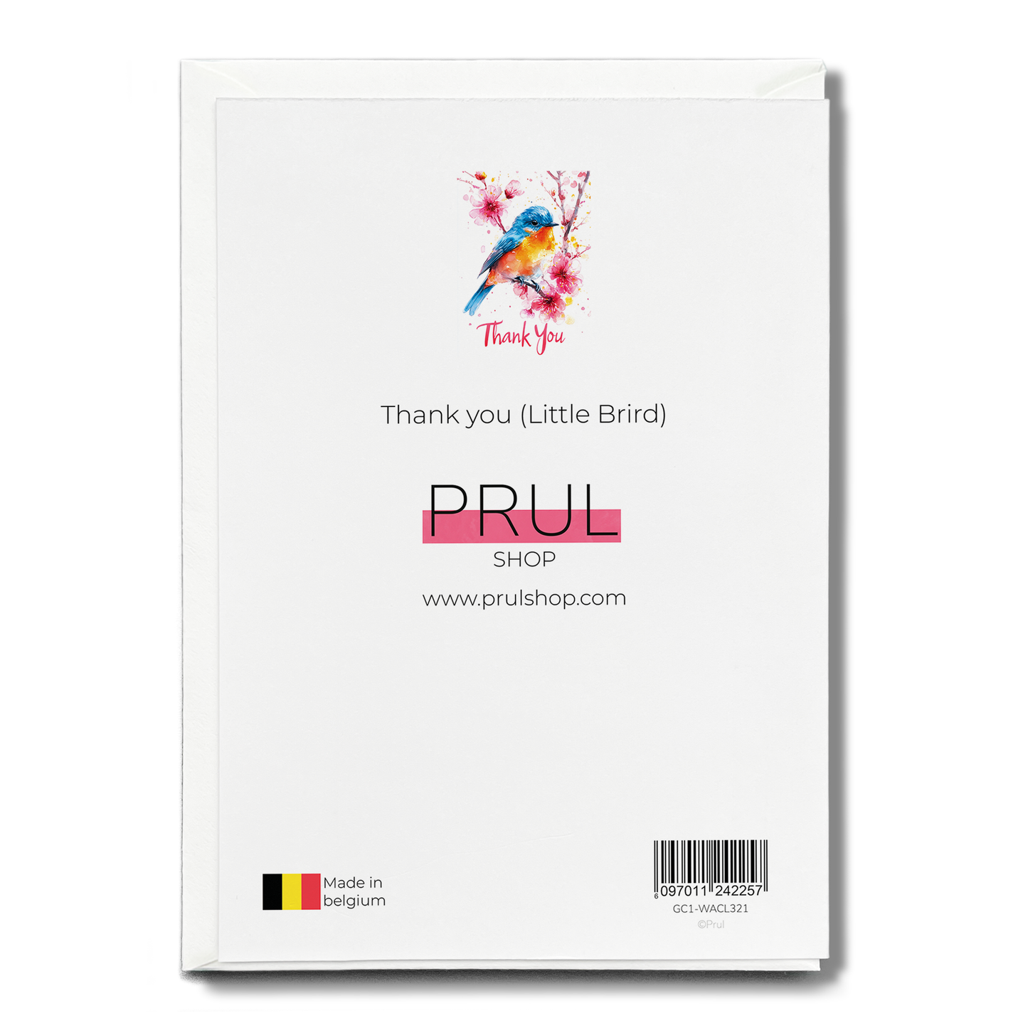 Thank you (Little Brird) - Greeting Card