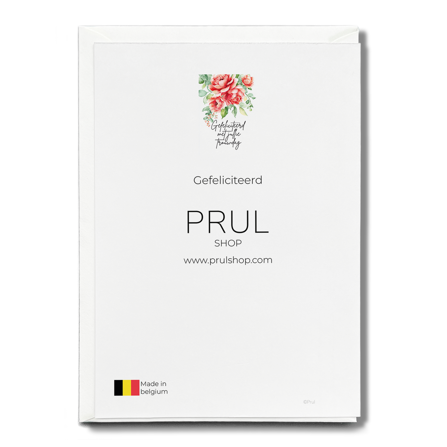 Gefeliciteerd met jullie trouwdag (Roses) - Greeting Card