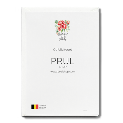 Gefeliciteerd met jullie trouwdag (Roses) - Greeting Card