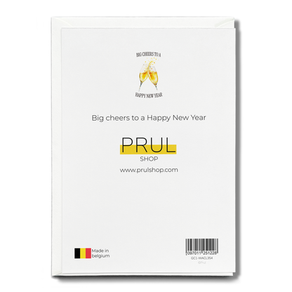 Big cheers to a Happy New Year - Greeting Card