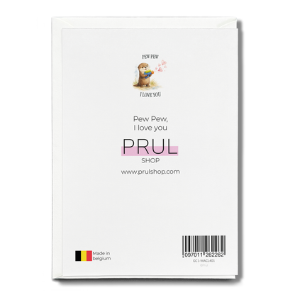 Pew Pew, I love you - Greeting Card