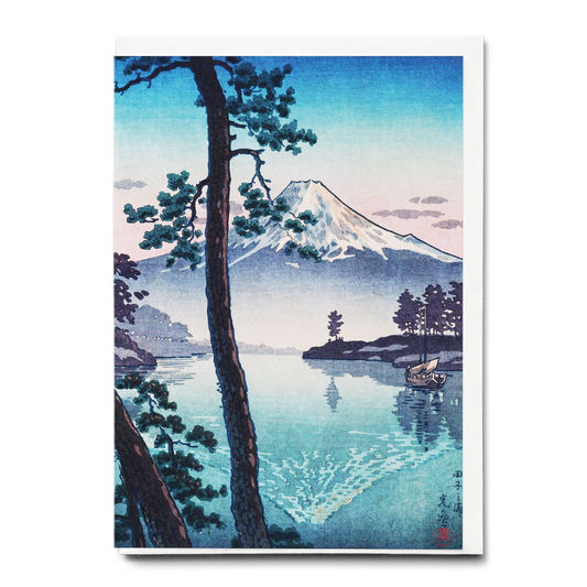 Fuji From Tago Bay by Tsuchiya Koitsu - Greeting Card