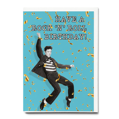 Have a rock 'n' roll birthday! - Greeting Card