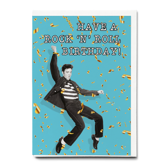 Have a rock 'n' roll birthday! - Greeting Card