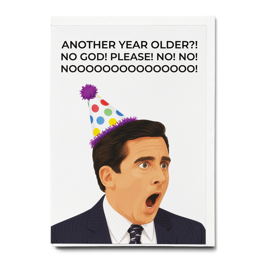 Another Year?! No God Please No! - Greeting Card