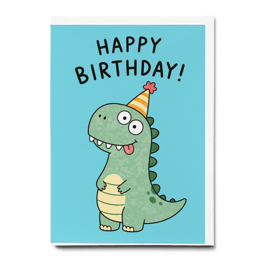 Silly dinosaur (Happy Birthday) - Greeting Card