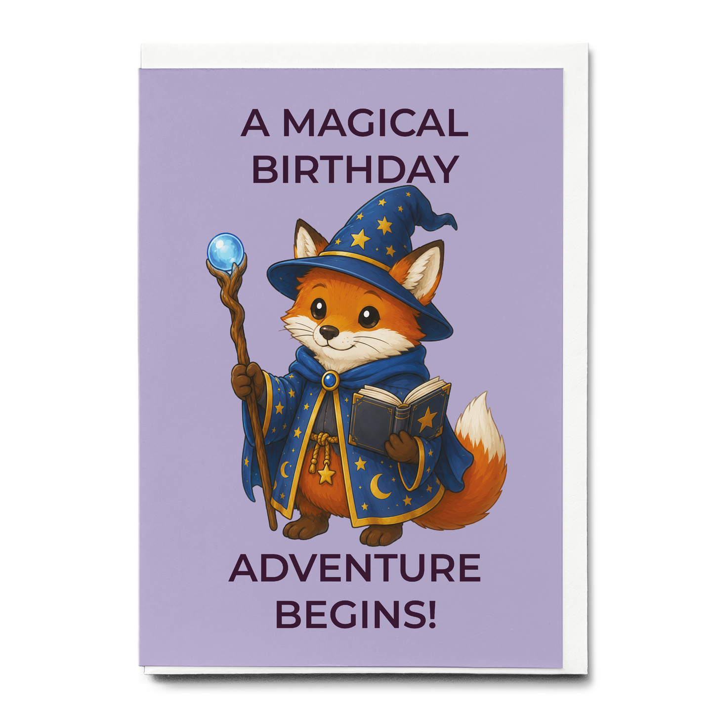 A magical birthday adventure begins! (Fox) - Greeting Card