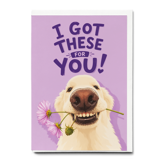 I got these for you! - Greeting Card