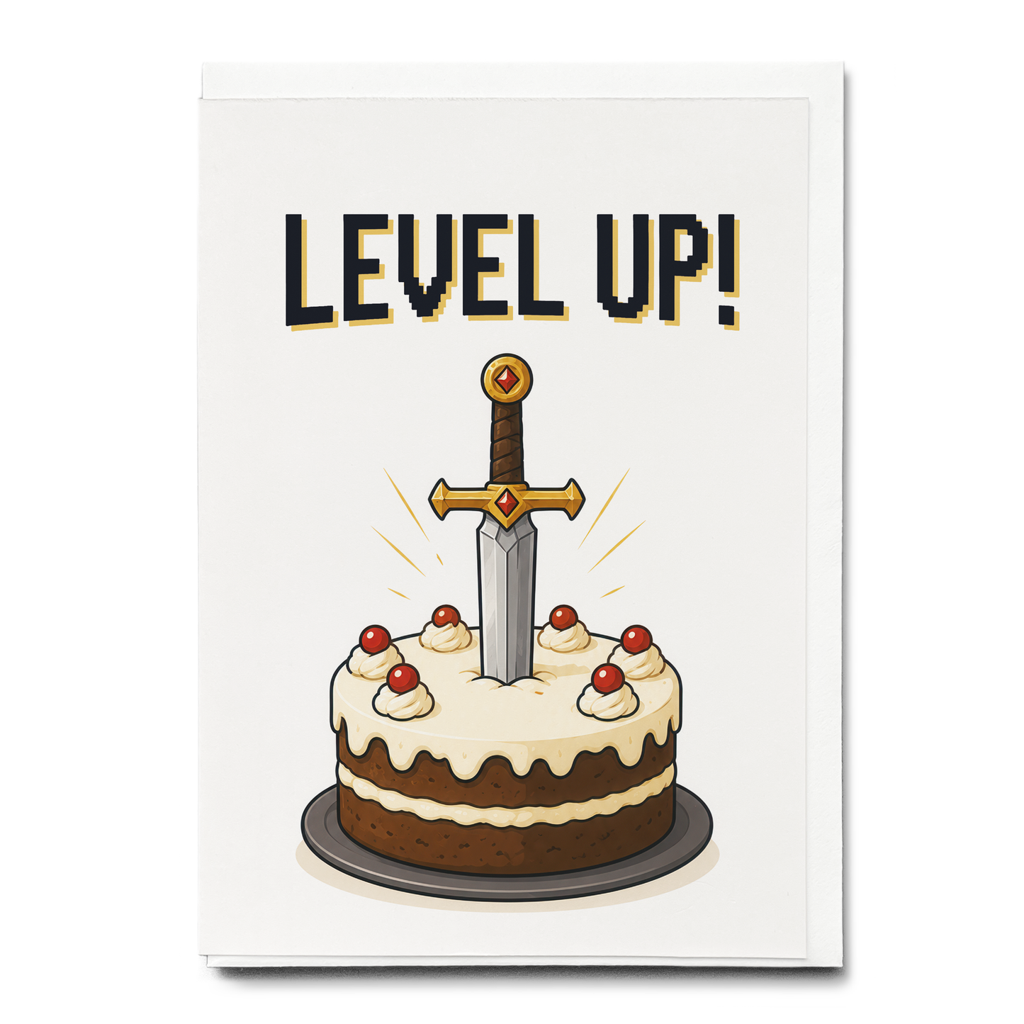 Level up! - Greeting Card