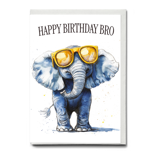 Happy birthday Bro - Greeting Card