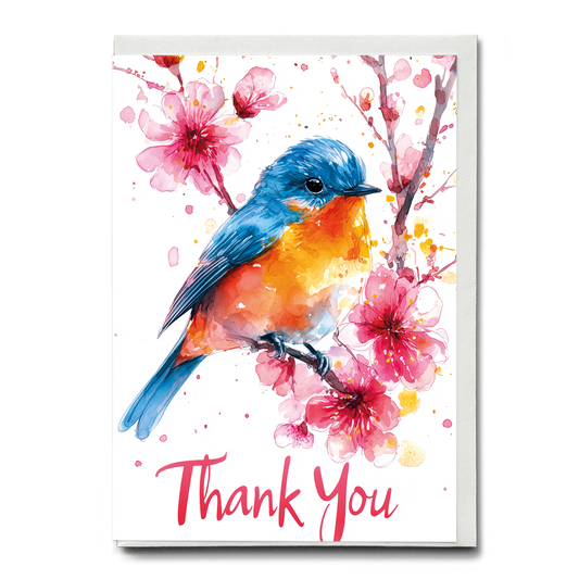 Thank you (Little Brird) - Greeting Card