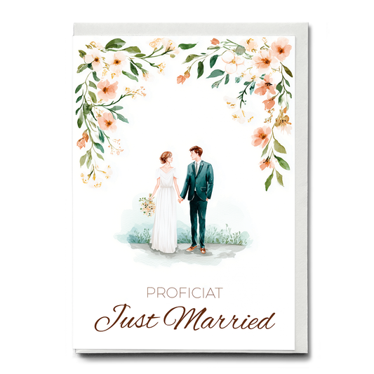 Just Married - Greeting Card