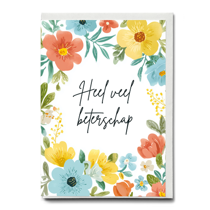 Heel Veel Beterschap - Greeting Card