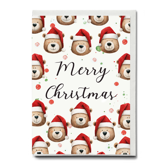 Merry Christmas (Bear) - Greeting Card