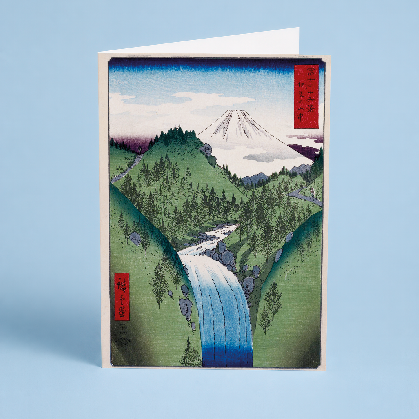 In the Mountains of Izu - Greeting Card