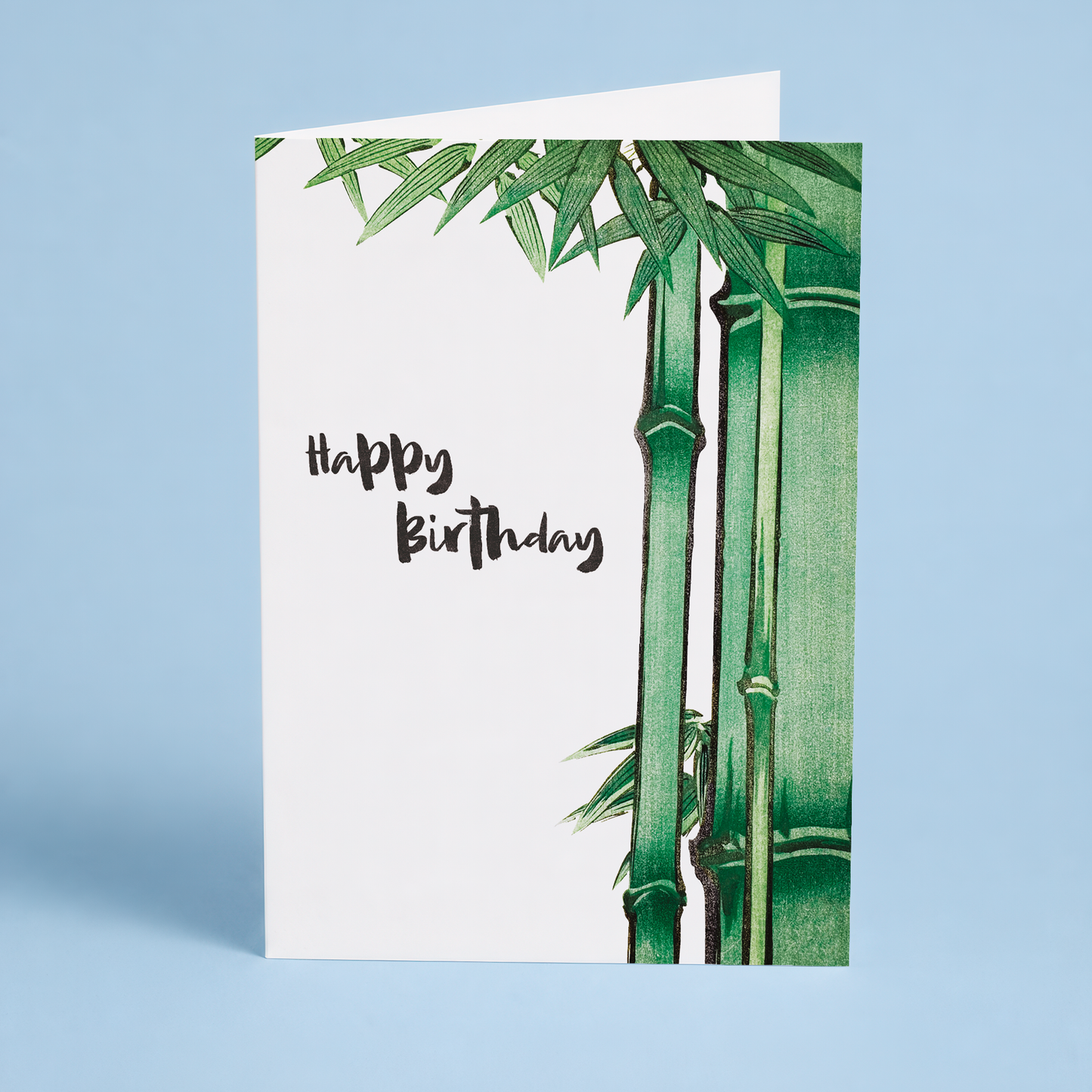 Happy Birthday Bamboo - Greeting Card