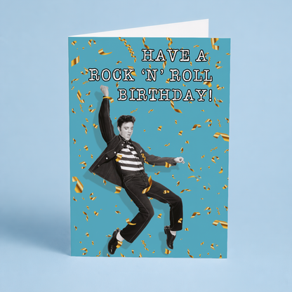 Have a rock 'n' roll birthday! - Greeting Card