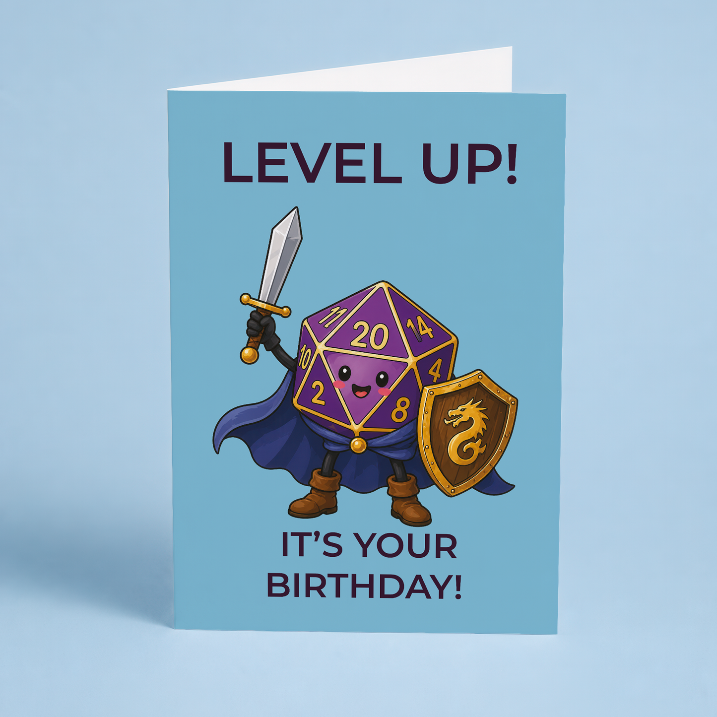 A magical birthday adventure begins! (Wizard Dice) - Greeting Card